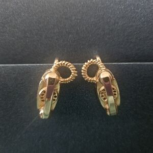 Telephone earrings, clip-on, vintage